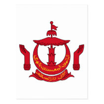 Brunei Coat of Arms Postcard postcards