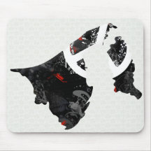 Brunei Darussalam Trendy Peace Sign with Bruneian Mouse Pads