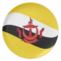 Brunei Fisheye Flag Plate