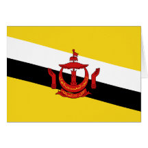 Brunei Flag Notecard