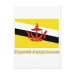 Brunei Flag with name in Russian