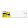 Brunei Waving Flag Bumper Sticker