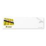Brunei Waving Flag with Name Bumper Stickers