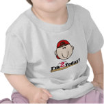 Brunette Boy Baseball 2nd Birthday T Shirts