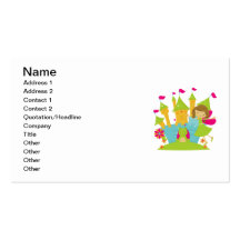 Brunette Fairy Princess Business Card