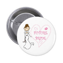 Brunette Future Bride Pins