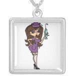 Brunette Hair Sexy Nurse T-shirts and Gifts Jewelry