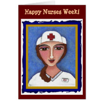 Brunette RN - Happy Nurses Week card (2)