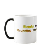 Brunettes&BlondesBumperStik Coffee Mugs
