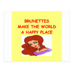 brunettes postcards