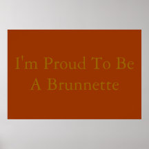Brunnette Sprit Affiche