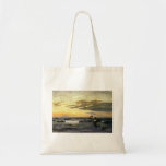 Bruno Liljefors  Eiders at Sunrise 1928 Oil Canvas Bags
