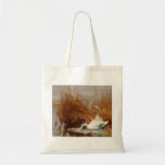 Bruno Liljefors - Swans @ Beach 1920 Oil Bird Sea Canvas Bags