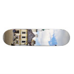 Bruntal Town Square In May With A May Pole Skate Board