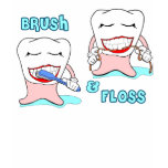 Brush and Floss t-shirts