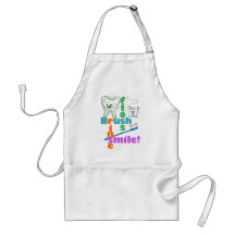 Brush Floss Rinse SMILE Apron