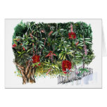 brush flowers greeting cards