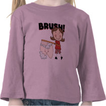 BRUSH - Girl With Tooth Tshirts and Gifts