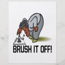 Brush It Off Flyer Design