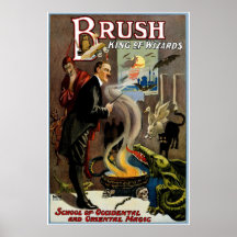 Brush King of Wizards Posters