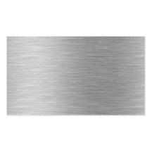 brushed aluminum business card