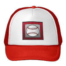 Brushed Aluminum look Baseball Mesh Hat