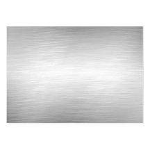 Brushed Aluminum Metal Business Cards