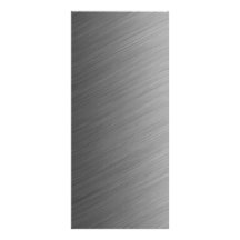 Brushed Aluminum Metal Look Full Color Rack Card