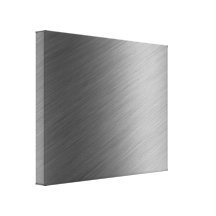 Brushed Aluminum Metal Look Stretched Canvas Print