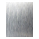 Brushed Aluminum Metal Post Cards