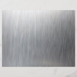 Brushed Aluminum Metallic Textured Flyer Design