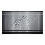 Brushed Aluminum Unique Business Cards
