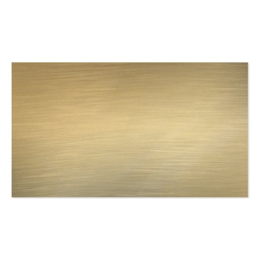 Brushed Gold Business Cards