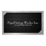 Brushed Metal and grateD business cards