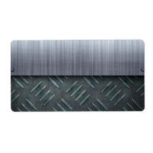 Brushed Metal Diamond Plate Template Personalised Shipping Labels