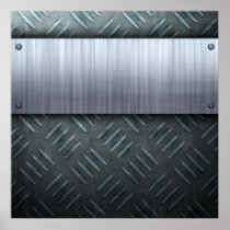 Brushed Metal Diamond Plate Template