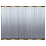 Brushed Metal Hazard Construction Layout Flyers