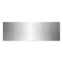 Brushed Metal Look Business Cards