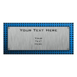 Brushed Metal-look Movie Camera Rack Card Template