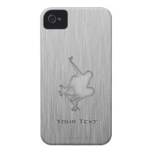 Brushed Metal-look Skateboarding Case-Mate iPhone 4 Cases