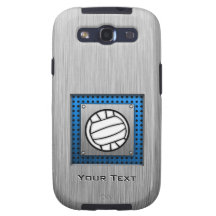Brushed Metal look Volleyball Samsung Galaxy SIII Cases
