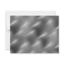 brushed metal swirls custom announcement