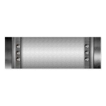 Brushed Silver Metal Business Cards