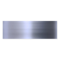 Brushed Silver Metal Textured Business Cards