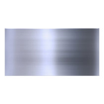 Brushed Silver Metal Textured Picture Card