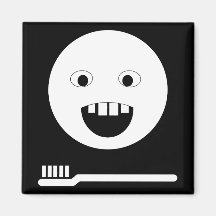 Brushing teeth magnet