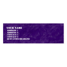 Brushy Rock - Purple Business Card Templates