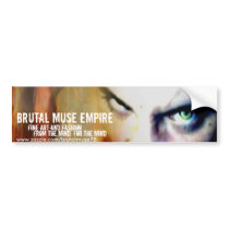 Brutal Muse Bumper Sticker Version 3