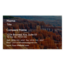 Bryce Canyon Hoodoos Business Card Templates