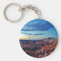 Bryce Canyon Sunrises Clouds Key Chains